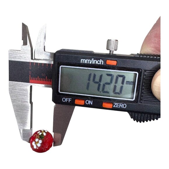 Lot of 10 Handcrafted Lampwork Glass Beads Mixed Color Artisan Jewelry Making - Picture 8 of 12